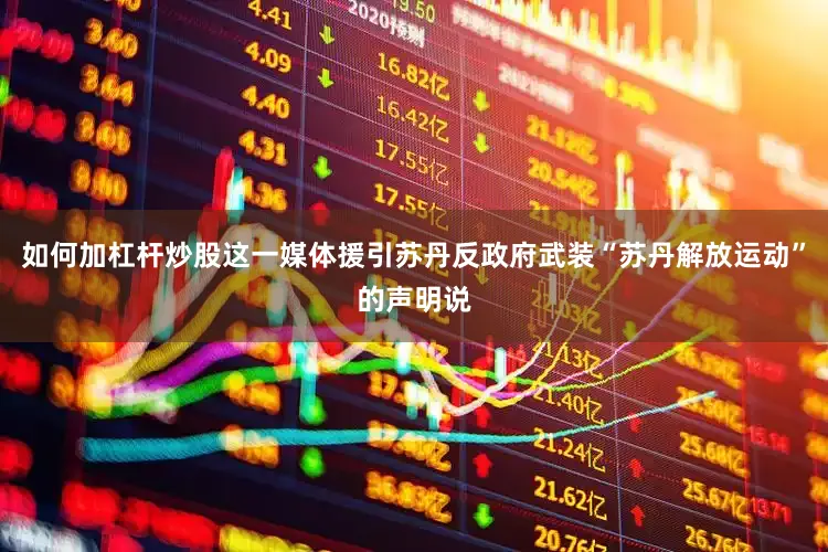 如何加杠杆炒股这一媒体援引苏丹反政府武装“苏丹解放运动”的声明说